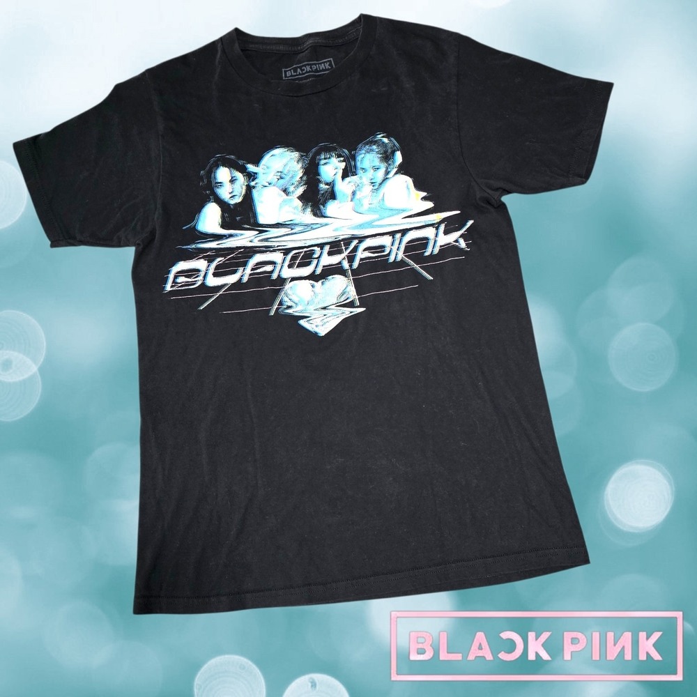 Blackpink Unisex 2021 YG Entertainment‎ Graphic T-Shirt Black Medium